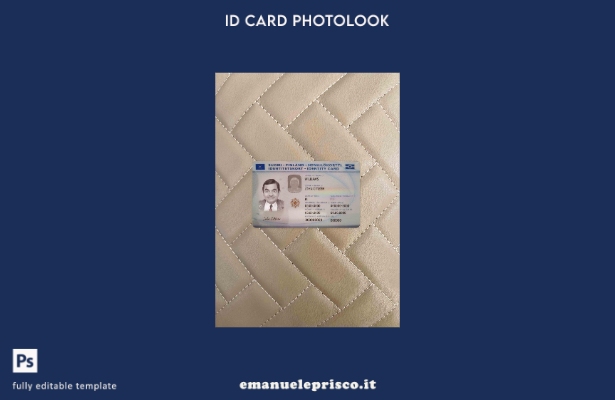 modello FRONTALE photolook ID Finlandia stile verificato